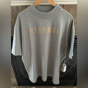 Fear of God mainline Eternal grey oversized thick tee shirt size Large